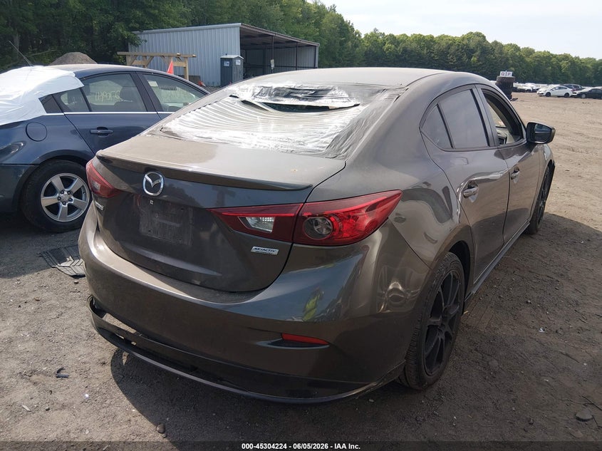 2014 Mazda 3 VIN JM1BM1U75E1145076 IAAI salvage auction — LEFT SIDE, Salvage Title, sold $725 on 2026-07-21 (photo 4)
