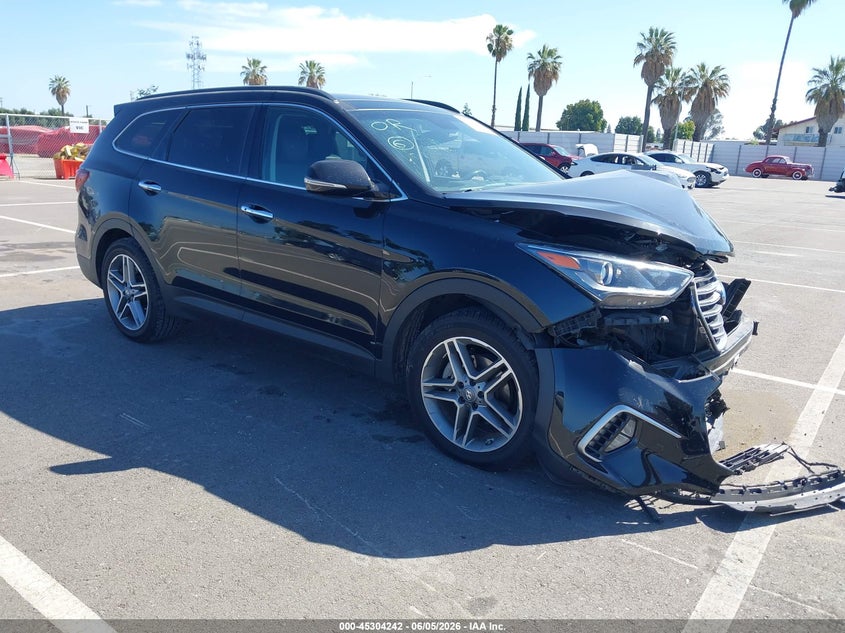 2017 Hyundai Santa fe VIN KM8SR4HF1HU215577 IAAI salvage auction — FRONT END, Salvage Title, sold $1,300 on 2026-07-21 (photo 1)