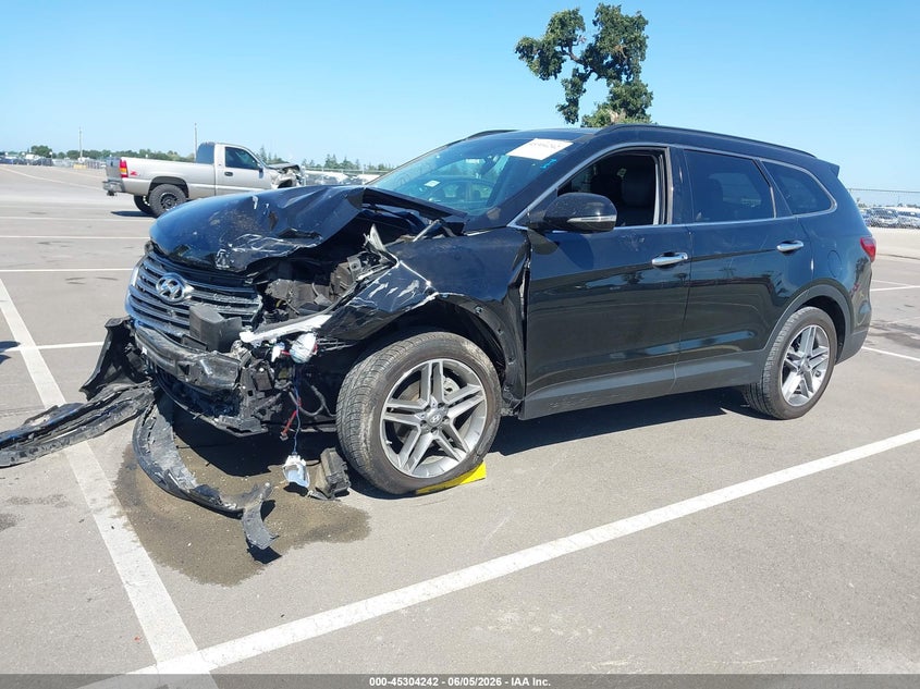 2017 Hyundai Santa fe VIN KM8SR4HF1HU215577 IAAI salvage auction — FRONT END, Salvage Title, sold $1,300 on 2026-07-21 (photo 2)