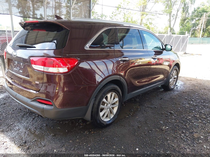 2016 Kia Sorento VIN 5XYPGDA39GG016566 IAAI salvage auction — LEFT FRONT, Salvage Title, sold $1,900 on 2026-07-27 (photo 4)