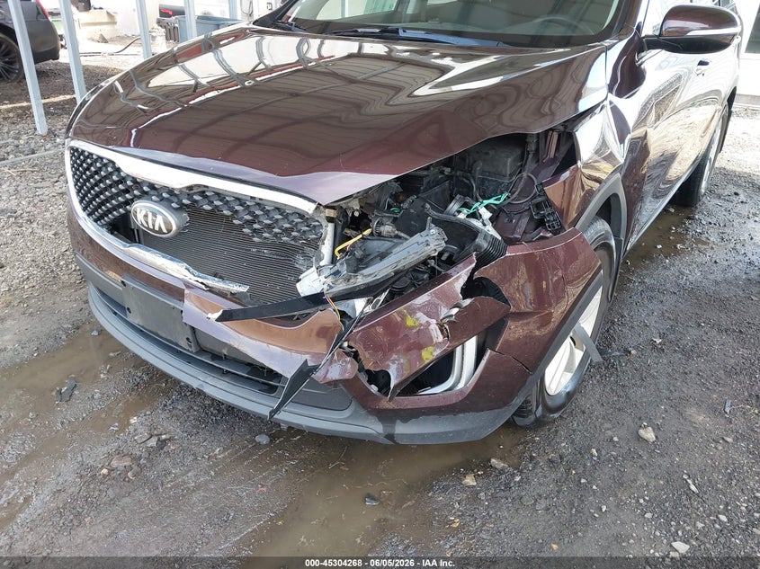2016 Kia Sorento VIN 5XYPGDA39GG016566 IAAI salvage auction — LEFT FRONT, Salvage Title, sold $1,900 on 2026-07-27 (photo 6)