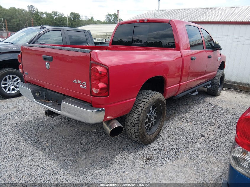 2008 Dodge Ram 2500 VIN 3D7KS29A78G200297 IAAI salvage auction — NORMAL WEAR, Clear (North Carolina), sold $7,525 on 2026-07-21 (photo 4)