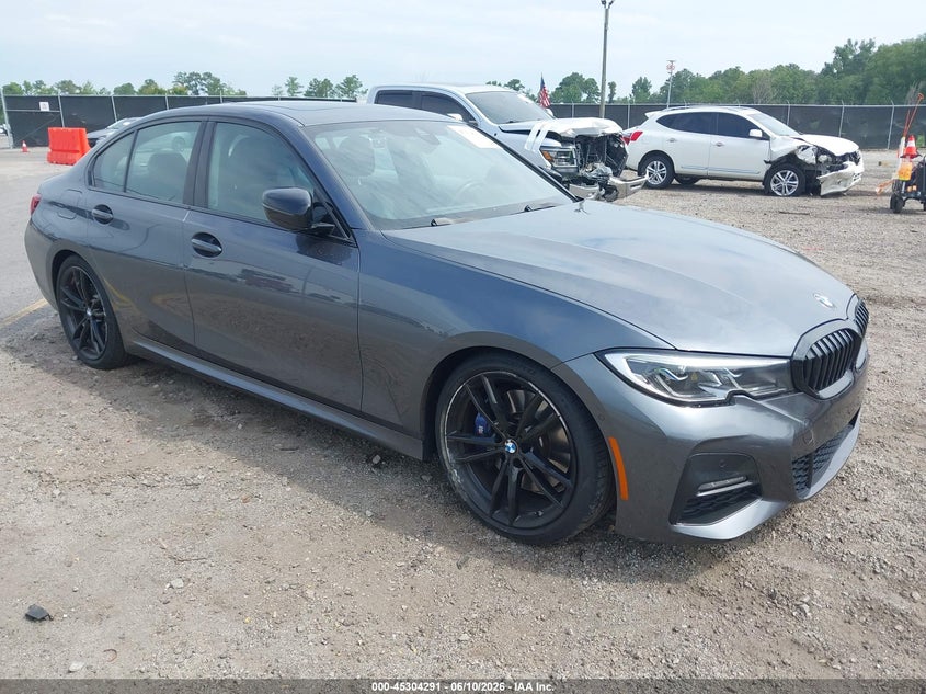 2021 BMW 3er VIN 3MW5R1J03M8C10391 — IAAI salvage auction photo