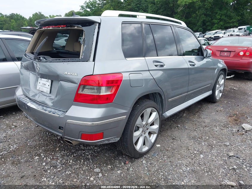 2010 Mercedes-benz Glk-class VIN WDCGG8HB0AF432966 IAAI salvage auction — REAR END, Salvage (Georgia), sold $1,350 on 2026-07-15 (photo 4)
