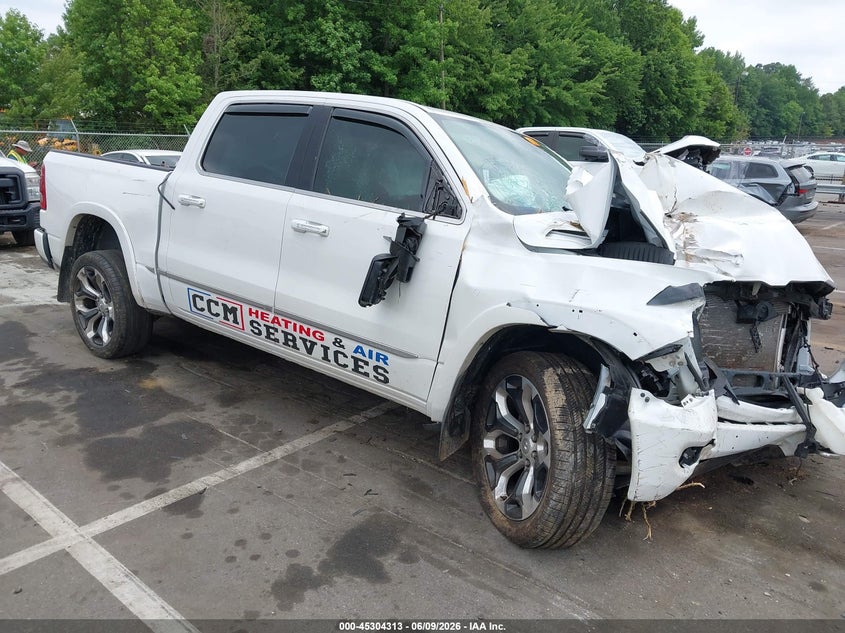 2021 Ram 1500 VIN 1C6SRFHT5MN588235 IAAI salvage auction — BIO HAZARD, Salvage (North Carolina), sold $4,475 on 2026-08-01 (photo 1)