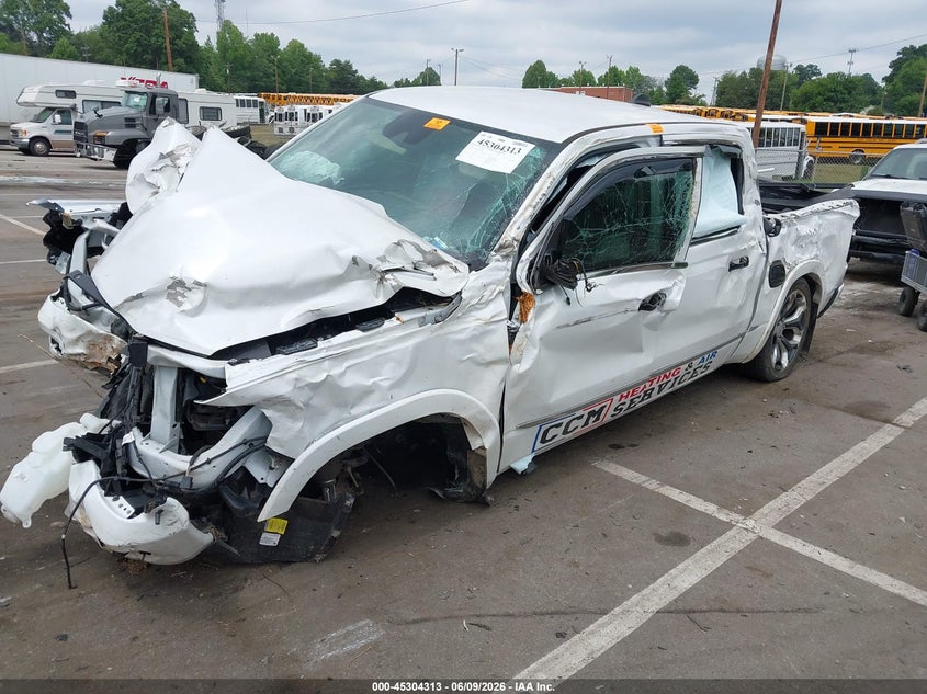2021 Ram 1500 VIN 1C6SRFHT5MN588235 IAAI salvage auction — BIO HAZARD, Salvage (North Carolina), sold $4,475 on 2026-08-01 (photo 2)