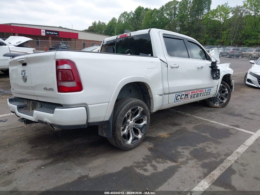 2021 Ram 1500 VIN 1C6SRFHT5MN588235 IAAI salvage auction — BIO HAZARD, Salvage (North Carolina), sold $4,475 on 2026-08-01 (photo 4)