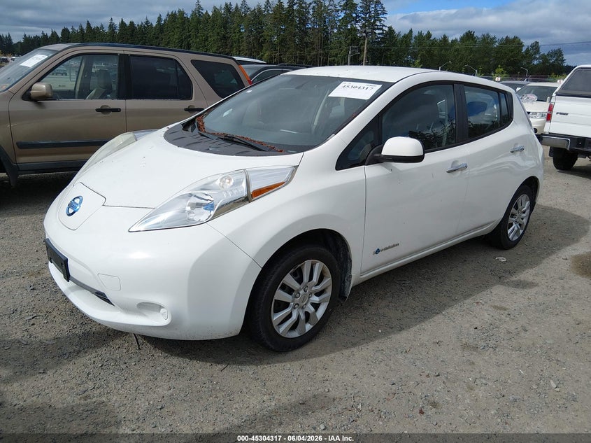 2013 Nissan Leaf VIN 1N4AZ0CPXDC400824 IAAI salvage auction — NORMAL WEAR, Clear (Washington), sold $600 on 2026-07-08 (photo 2)
