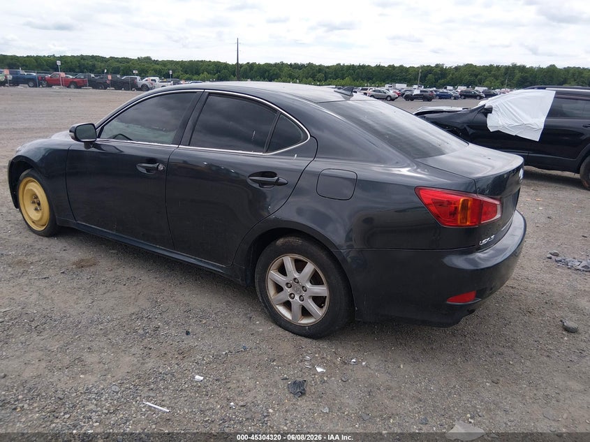 2009 Lexus Is 250 VIN JTHCK262095033462 IAAI salvage auction — NORMAL WEAR, Clear (Delaware), sold $425 on 2026-07-20 (photo 3)
