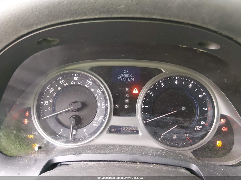 2009 Lexus Is 250 VIN JTHCK262095033462 IAAI salvage auction — NORMAL WEAR, Clear (Delaware), sold $425 on 2026-07-20 (photo 7)