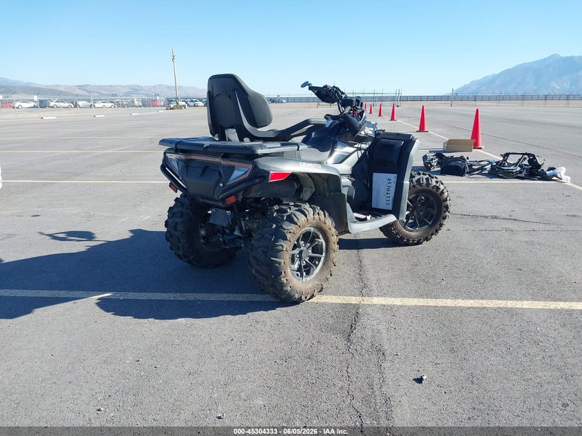 2025 Cf moto Cforce VIN LCELDUZM7S6004027 IAAI salvage auction — FRONT END, Salvage (Utah), sold $2,200 on 2026-07-14 (photo 4)