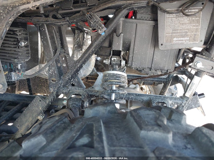 2025 Cf moto Cforce VIN LCELDUZM7S6004027 IAAI salvage auction — FRONT END, Salvage (Utah), sold $2,200 on 2026-07-14 (photo 9)