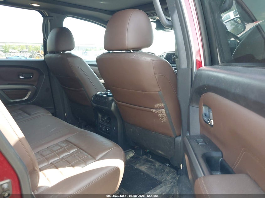 2023 Nissan TITAN VIN 1N6AA1ED3PN106990 IAAI salvage auction — HAIL, Salvage Title, sold $16,400 on 2026-07-14 (photo 8)