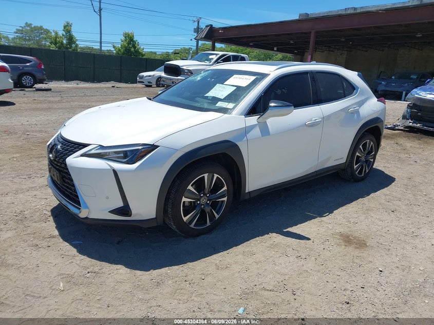 2021 Lexus Ux VIN JTHP9JBH0M2051715 IAAI salvage auction — ROOF, Salvage Title, sold $12,350 on 2026-07-14 (photo 2)