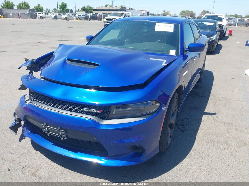 2019 Dodge Charger VIN 2C3CDXHGXKH599231 IAAI salvage auction — RIGHT FRONT, Salvage Title, sold $3,150 on 2026-07-22 (photo 2)