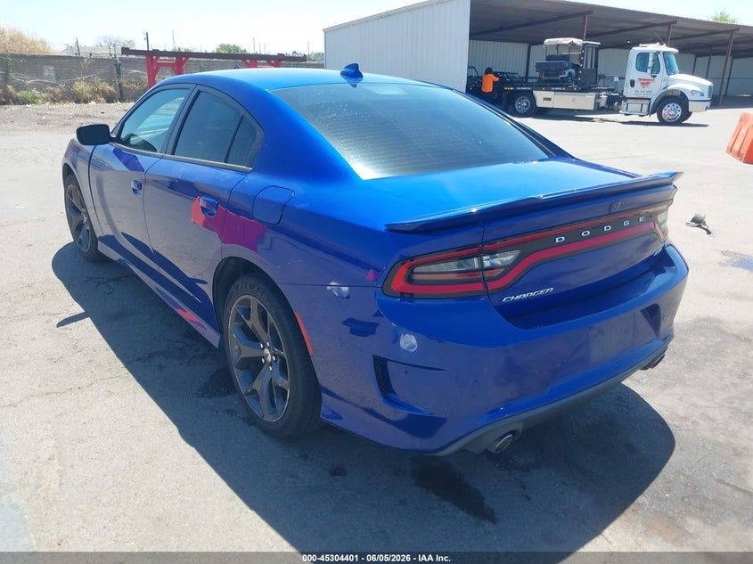 2019 Dodge Charger VIN 2C3CDXHGXKH599231 IAAI salvage auction — RIGHT FRONT, Salvage Title, sold $3,150 on 2026-07-22 (photo 3)