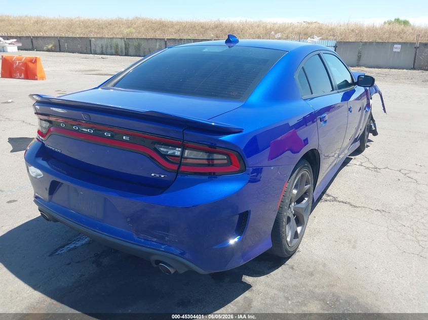 2019 Dodge Charger VIN 2C3CDXHGXKH599231 IAAI salvage auction — RIGHT FRONT, Salvage Title, sold $3,150 on 2026-07-22 (photo 4)
