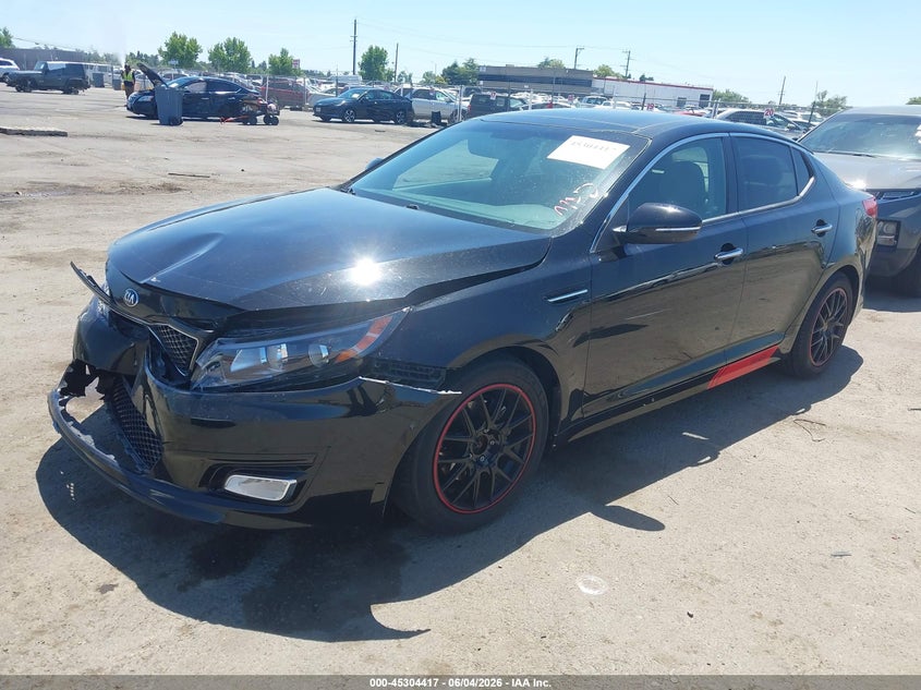 2015 Kia Optima VIN 5XXGN4A70FG382184 IAAI salvage auction — FRONT END, Salvage Title, sold $975 on 2026-07-22 (photo 2)