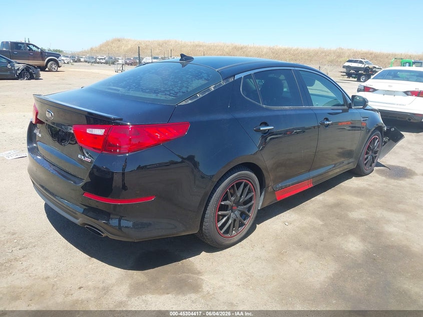 2015 Kia Optima VIN 5XXGN4A70FG382184 IAAI salvage auction — FRONT END, Salvage Title, sold $975 on 2026-07-22 (photo 4)