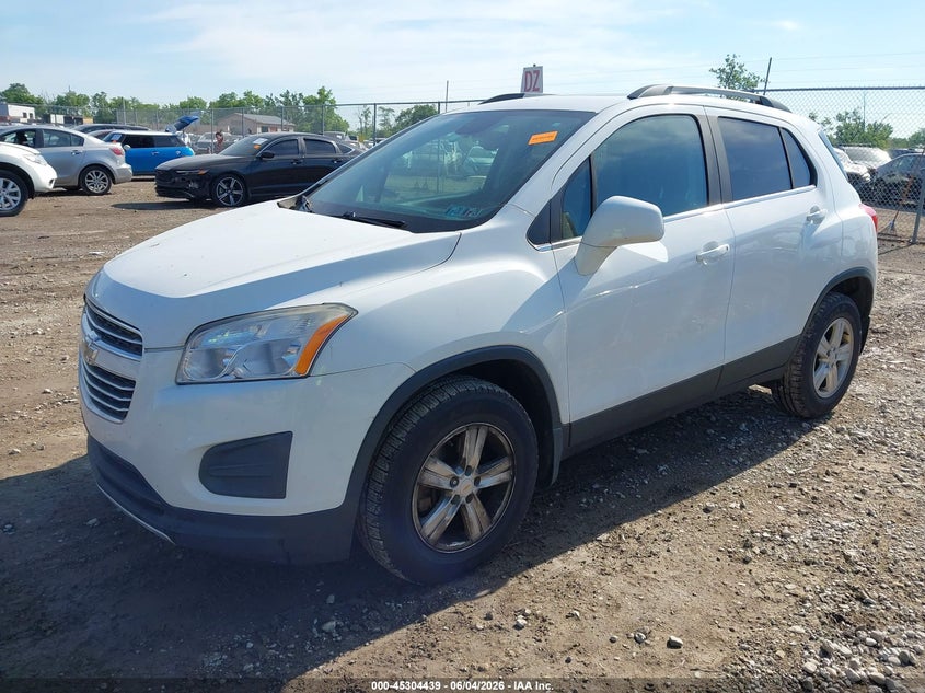 2016 Chevrolet Trax VIN KL7CJPSB9GB618656 IAAI salvage auction — NORMAL WEAR, Original (Ohio), sold $550 on 2026-07-16 (photo 2)