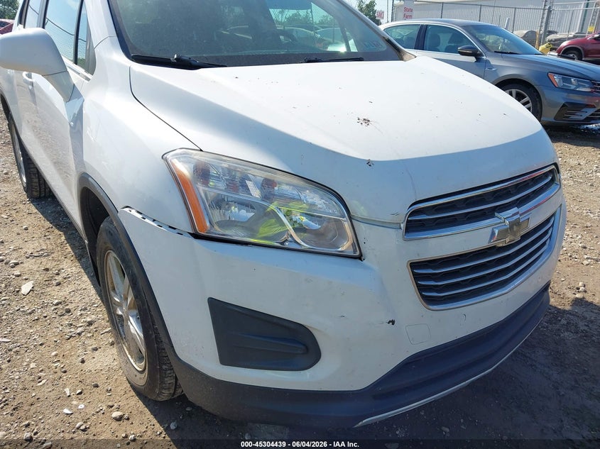2016 Chevrolet Trax VIN KL7CJPSB9GB618656 IAAI salvage auction — NORMAL WEAR, Original (Ohio), sold $550 on 2026-07-16 (photo 6)