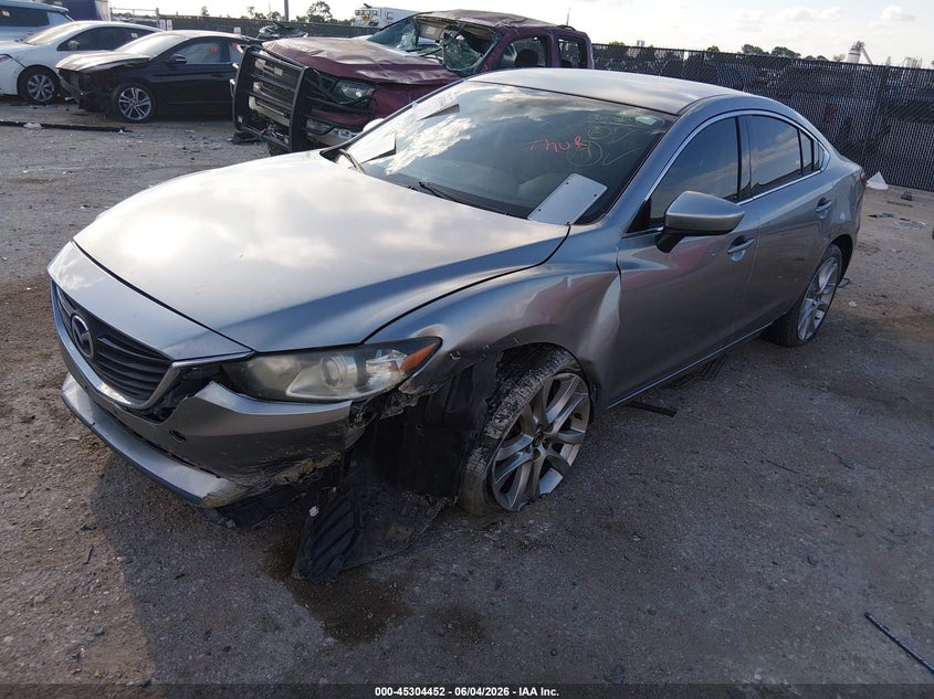 2015 Mazda 6 VIN JM1GJ1V57F1205730 IAAI salvage auction — LEFT SIDE, Salvage (Texas), sold $1,225 on 2026-07-28 (photo 2)