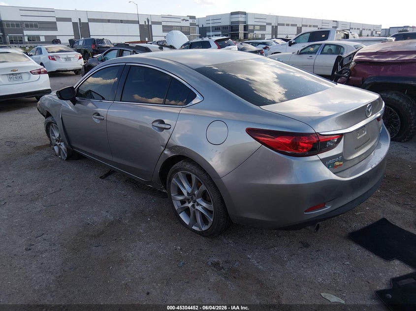 2015 Mazda 6 VIN JM1GJ1V57F1205730 IAAI salvage auction — LEFT SIDE, Salvage (Texas), sold $1,225 on 2026-07-28 (photo 3)