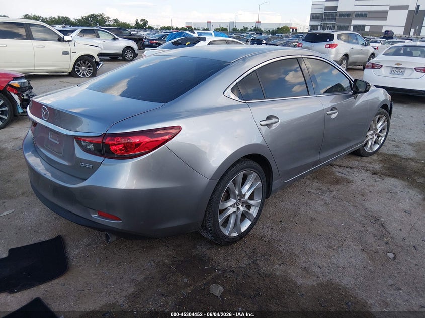 2015 Mazda 6 VIN JM1GJ1V57F1205730 IAAI salvage auction — LEFT SIDE, Salvage (Texas), sold $1,225 on 2026-07-28 (photo 4)