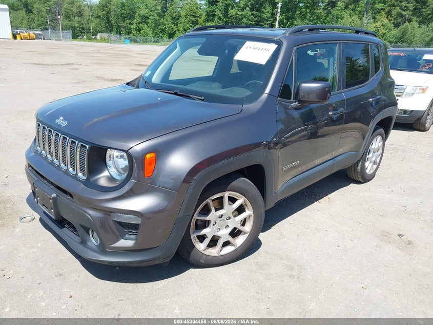 2020 Jeep Renegade VIN ZACNJBBB1LPL06729 IAAI salvage auction — TRANSMISSION, Salvage Title, sold $2,300 on 2026-07-09 (photo 2)
