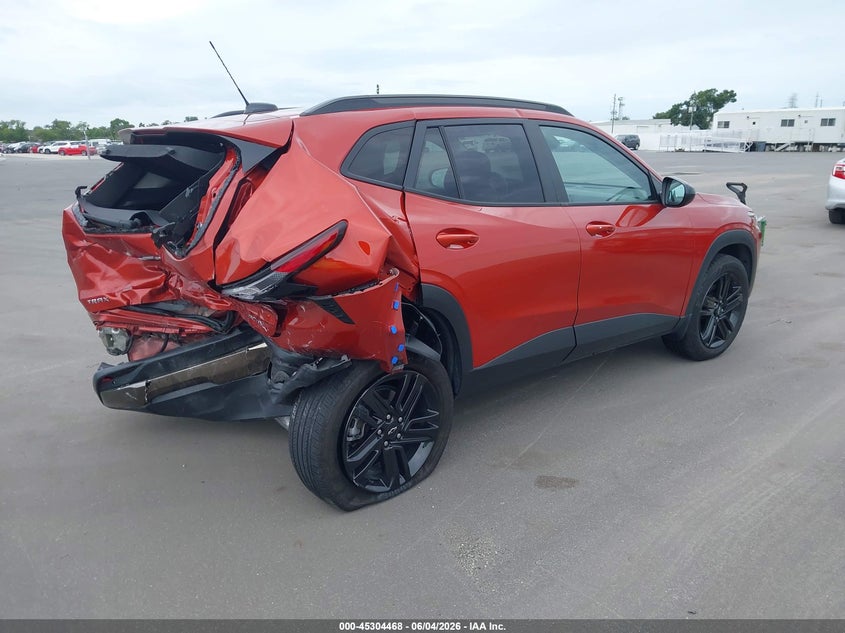 2024 Chevrolet Trax VIN KL77LKE22RC214945 IAAI salvage auction — REAR END, Rebuildable (Florida), sold $4,950 on 2026-07-29 (photo 4)