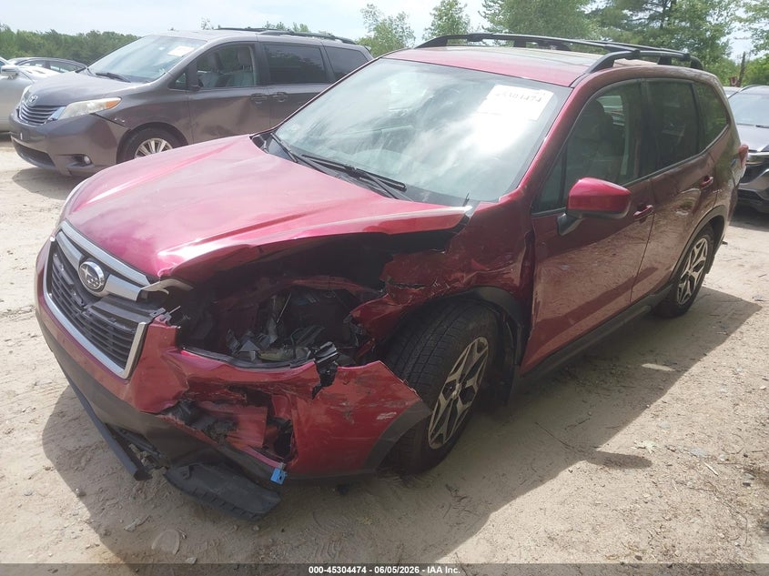 2019 Subaru Forester VIN JF2SKAGC3KH412797 IAAI salvage auction — LEFT FRONT, Salvage (Massachusetts), sold $2,850 on 2026-07-07 (photo 2)