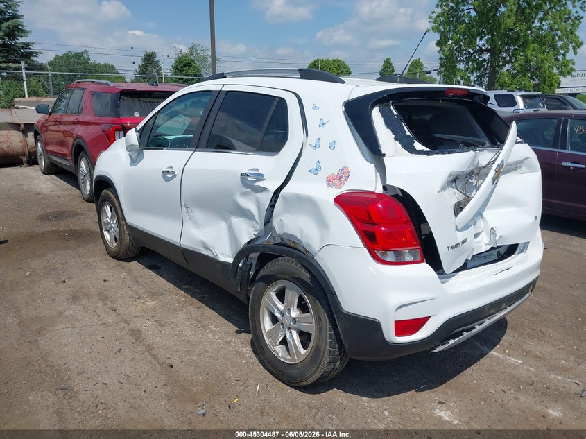 2018 Chevrolet Trax VIN KL7CJPSB0JB710973 IAAI salvage auction — REAR END, Salvage Title, sold $1,500 on 2026-07-23 (photo 3)