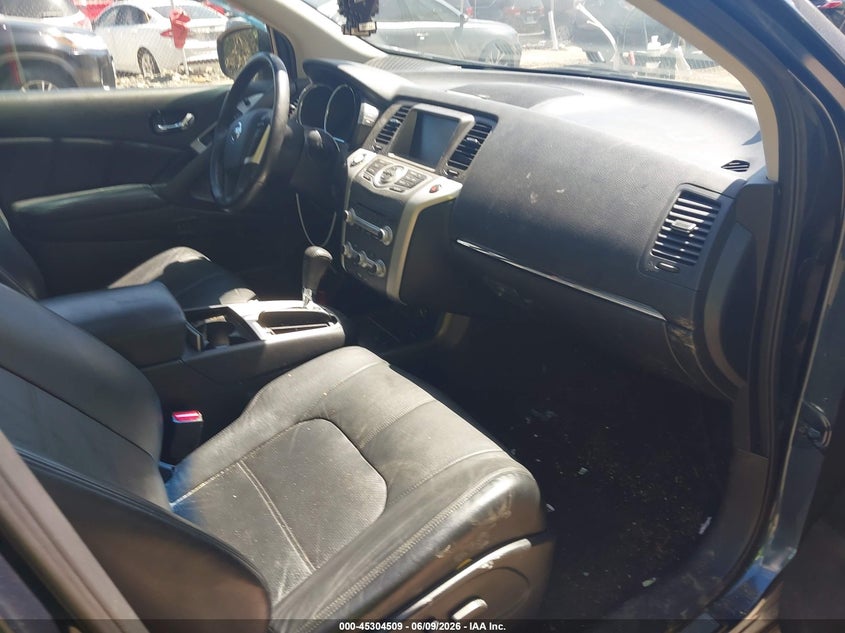 2013 Nissan Murano VIN JN8AZ1MW5DW306181 IAAI salvage auction — FRONT END, Salvage Title, sold $25 on 2026-07-28 (photo 5)