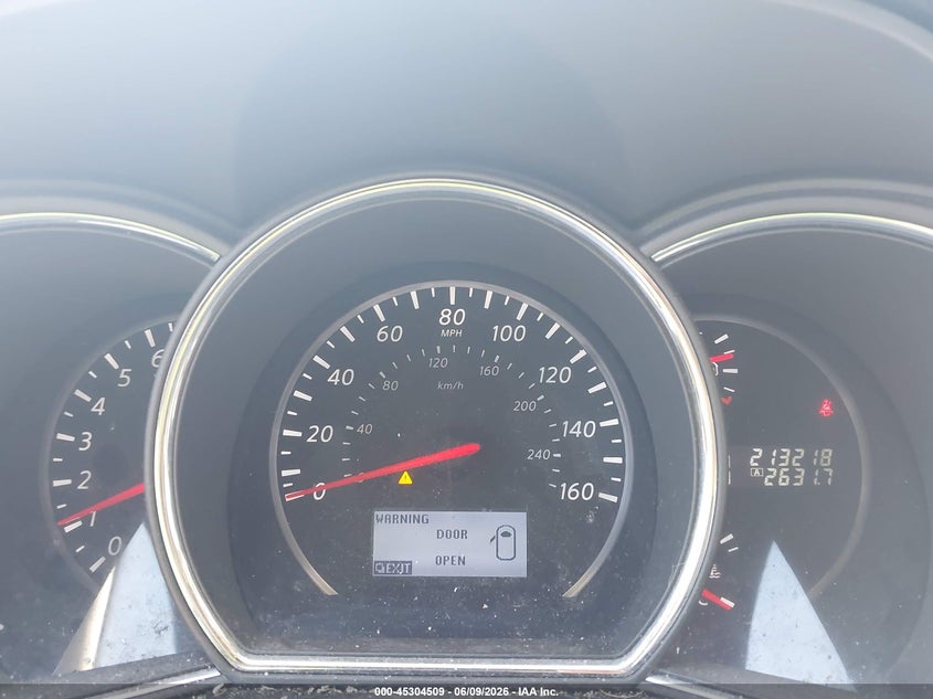 2013 Nissan Murano VIN JN8AZ1MW5DW306181 IAAI salvage auction — FRONT END, Salvage Title, sold $25 on 2026-07-28 (photo 7)