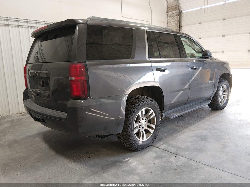 2017 Chevrolet Tahoe VIN 1GNSKAKC8HR196512 IAAI salvage auction — FRONT END, Salvage Title, sold $125 on 2026-07-09 (photo 4)