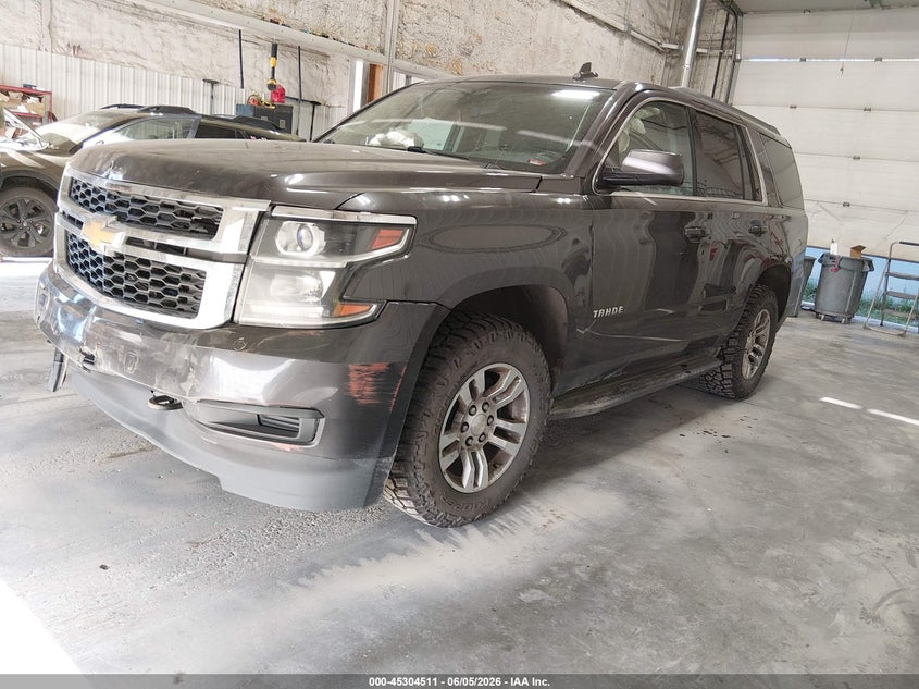 2017 Chevrolet Tahoe VIN 1GNSKAKC8HR196512 IAAI salvage auction — FRONT END, Salvage Title, sold $125 on 2026-07-09 (photo 2)