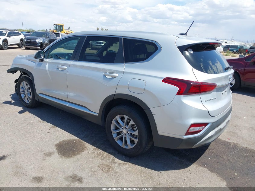 2019 Hyundai Santa fe VIN 5NMS2CAD9KH097577 IAAI salvage auction — LEFT FRONT, Salvage Title, sold $4,300 on 2026-07-09 (photo 3)