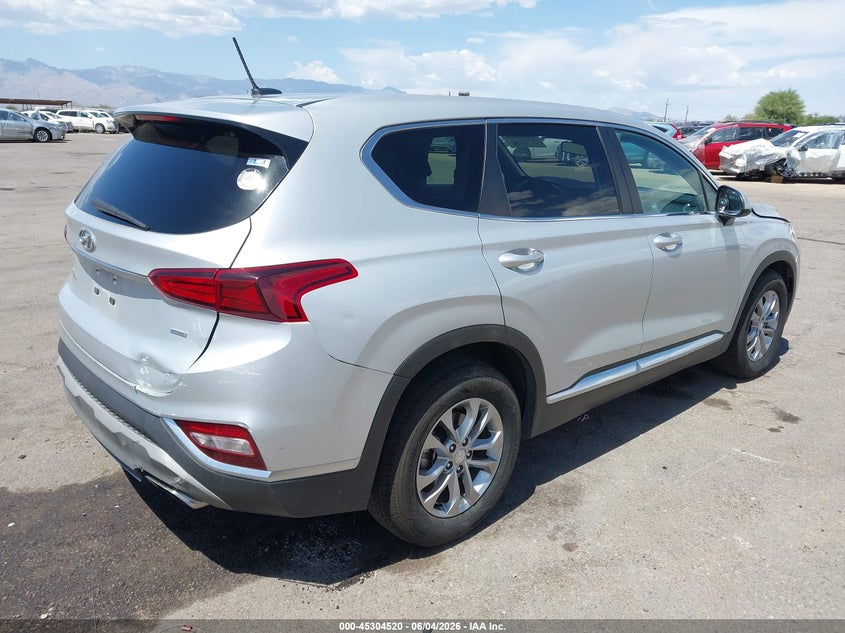 2019 Hyundai Santa fe VIN 5NMS2CAD9KH097577 IAAI salvage auction — LEFT FRONT, Salvage Title, sold $4,300 on 2026-07-09 (photo 4)