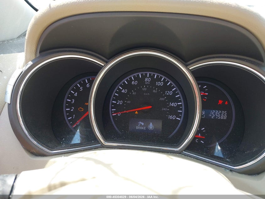 2013 Nissan Murano VIN JN8AZ1MW0DW302359 IAAI salvage auction — HAIL, Salvage Title, sold $500 on 2026-07-13 (photo 7)