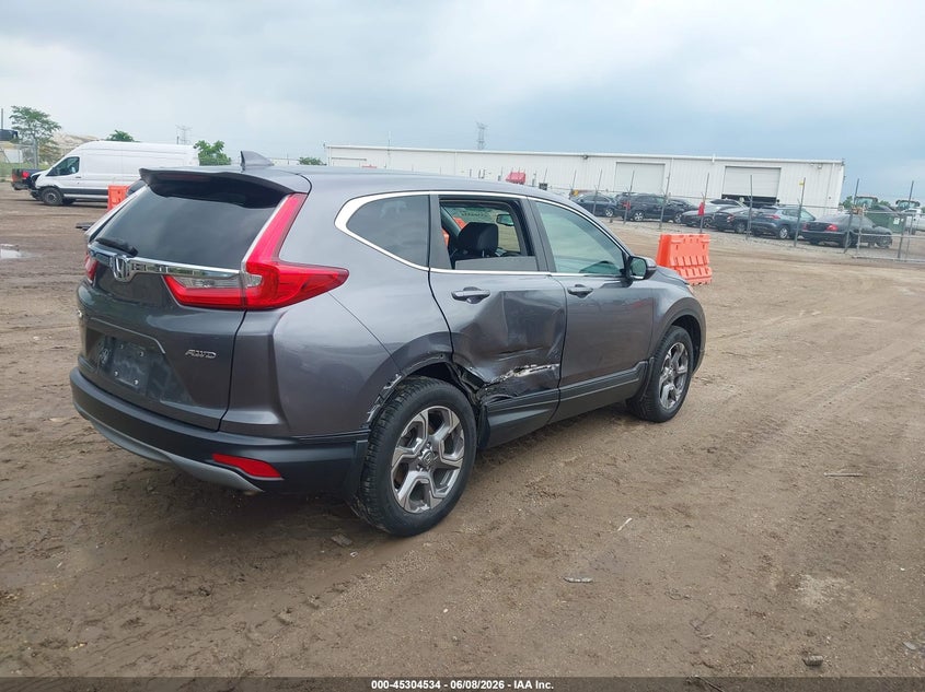 2018 Honda Cr-v VIN 7FARW2H83JE039569 IAAI salvage auction — RIGHT SIDE, Salvage (Illinois), sold $7,100 on 2026-07-15 (photo 4)