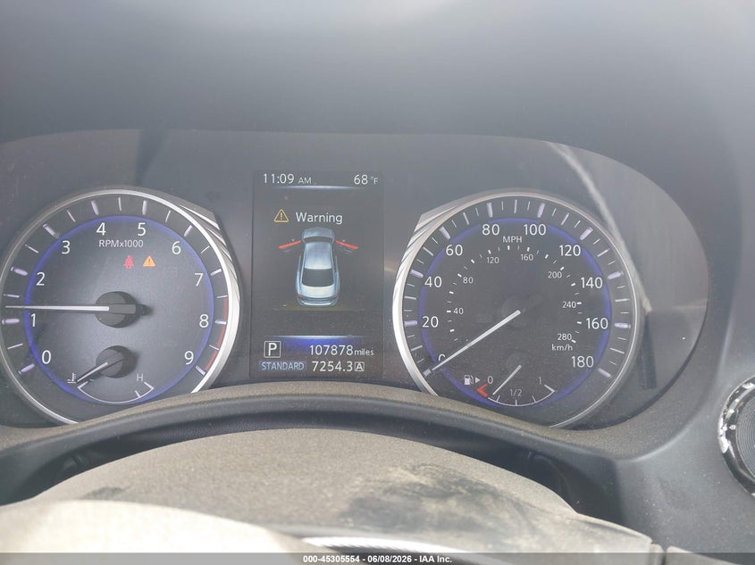 2015 Infiniti Q50 VIN JN1BV7AP6FM352650 IAAI salvage auction — FRONT END, Salvage Title, sold $2,700 on 2026-07-13 (photo 7)