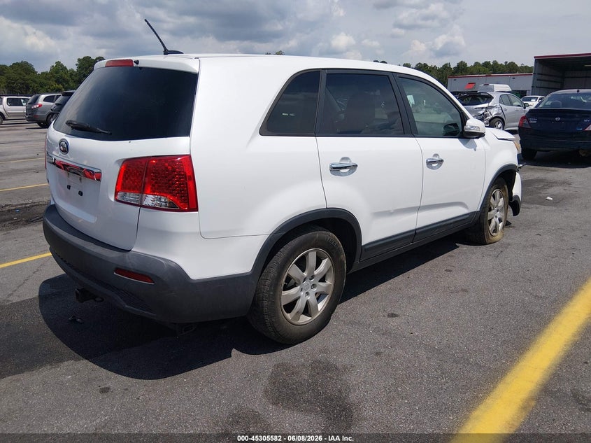 2011 Kia Sorento VIN 5XYKT3A15BG082944 IAAI salvage auction — FRONT END, Salvage (South Carolina), sold $1,250 on 2026-07-22 (photo 4)