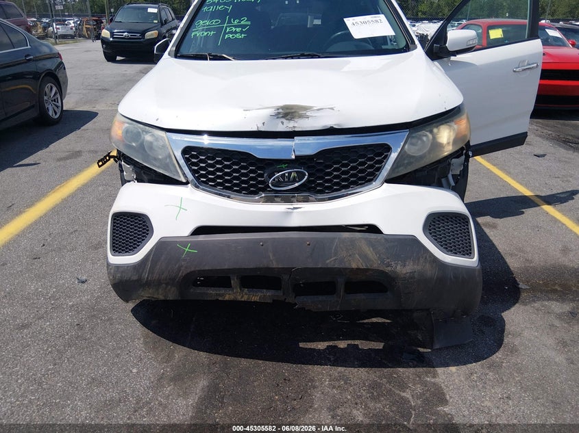 2011 Kia Sorento VIN 5XYKT3A15BG082944 IAAI salvage auction — FRONT END, Salvage (South Carolina), sold $1,250 on 2026-07-22 (photo 6)