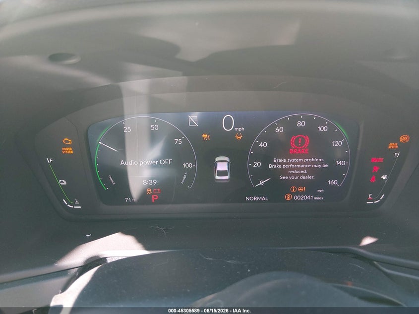 2024 Honda Accord VIN 1HGCY2F82RA090291 IAAI salvage auction — FRONT END, Salvage - 75% Or Less (Maryland), sold $14,000 on 2026-07-29 (photo 7)