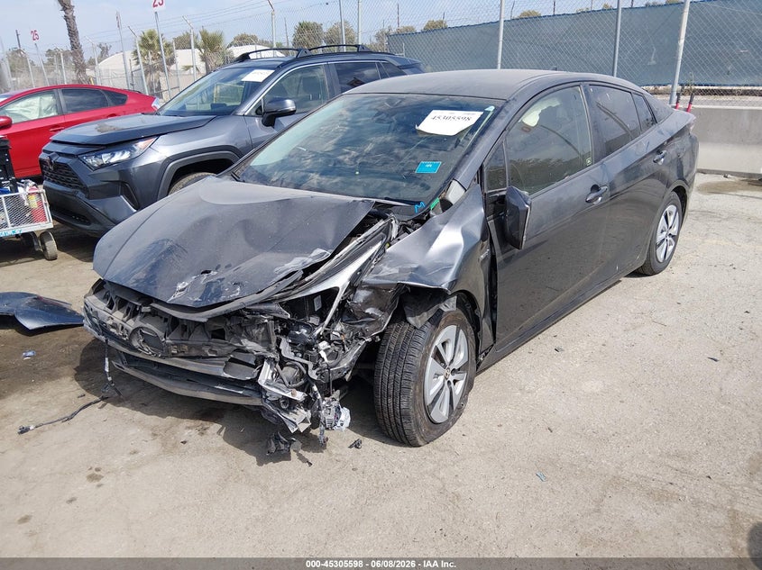 2018 Toyota Prius VIN JTDKBRFU3J3065216 IAAI salvage auction — LEFT FRONT, Salvage Title, sold $3,150 on 2026-07-29 (photo 2)