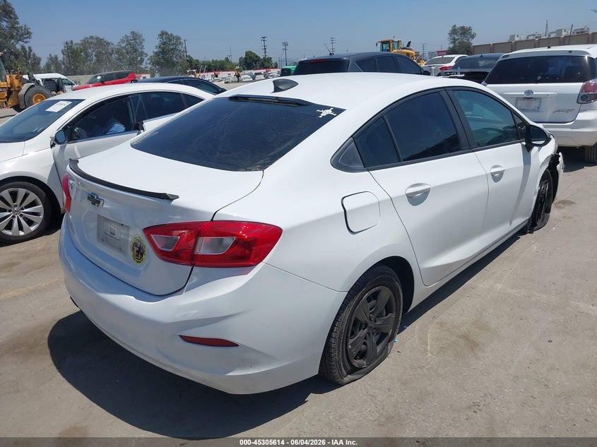 2017 Chevrolet Cruze VIN 1G1BC5SM1H7153172 IAAI salvage auction — RIGHT FRONT, Salvage Title, sold $1,400 on 2026-07-22 (photo 4)