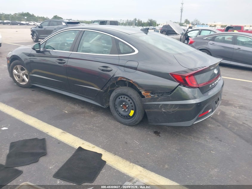 2021 Hyundai Sonata VIN 5NPEG4JA2MH117829 IAAI salvage auction — LEFT REAR, Salvage Title, sold $3,150 on 2026-07-16 (photo 3)