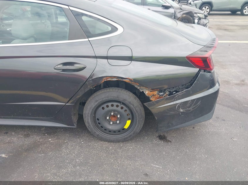 2021 Hyundai Sonata VIN 5NPEG4JA2MH117829 IAAI salvage auction — LEFT REAR, Salvage Title, sold $3,150 on 2026-07-16 (photo 6)