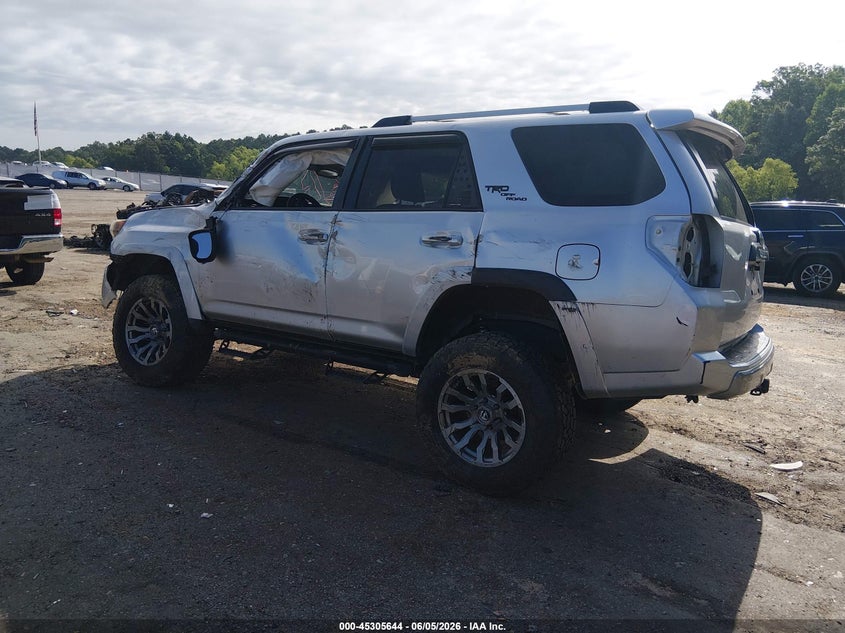 2016 Toyota 4runner VIN JTEBU5JR3G5304536 IAAI salvage auction — LEFT SIDE, Salvage Title, sold $5,600 on 2026-07-29 (photo 3)