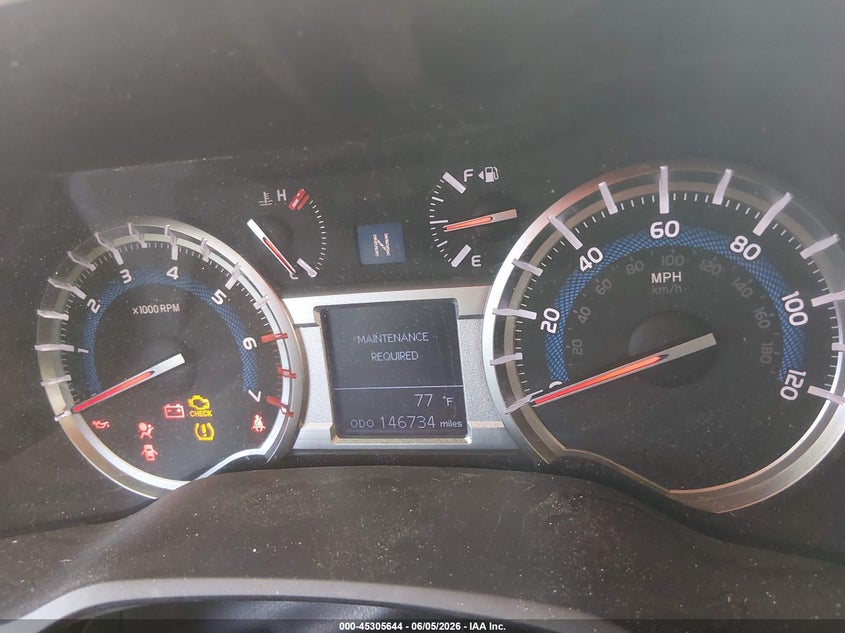 2016 Toyota 4runner VIN JTEBU5JR3G5304536 IAAI salvage auction — LEFT SIDE, Salvage Title, sold $5,600 on 2026-07-29 (photo 7)
